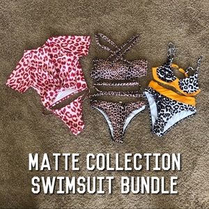 Matte Swimwear Swimsuit Bundle - Size M